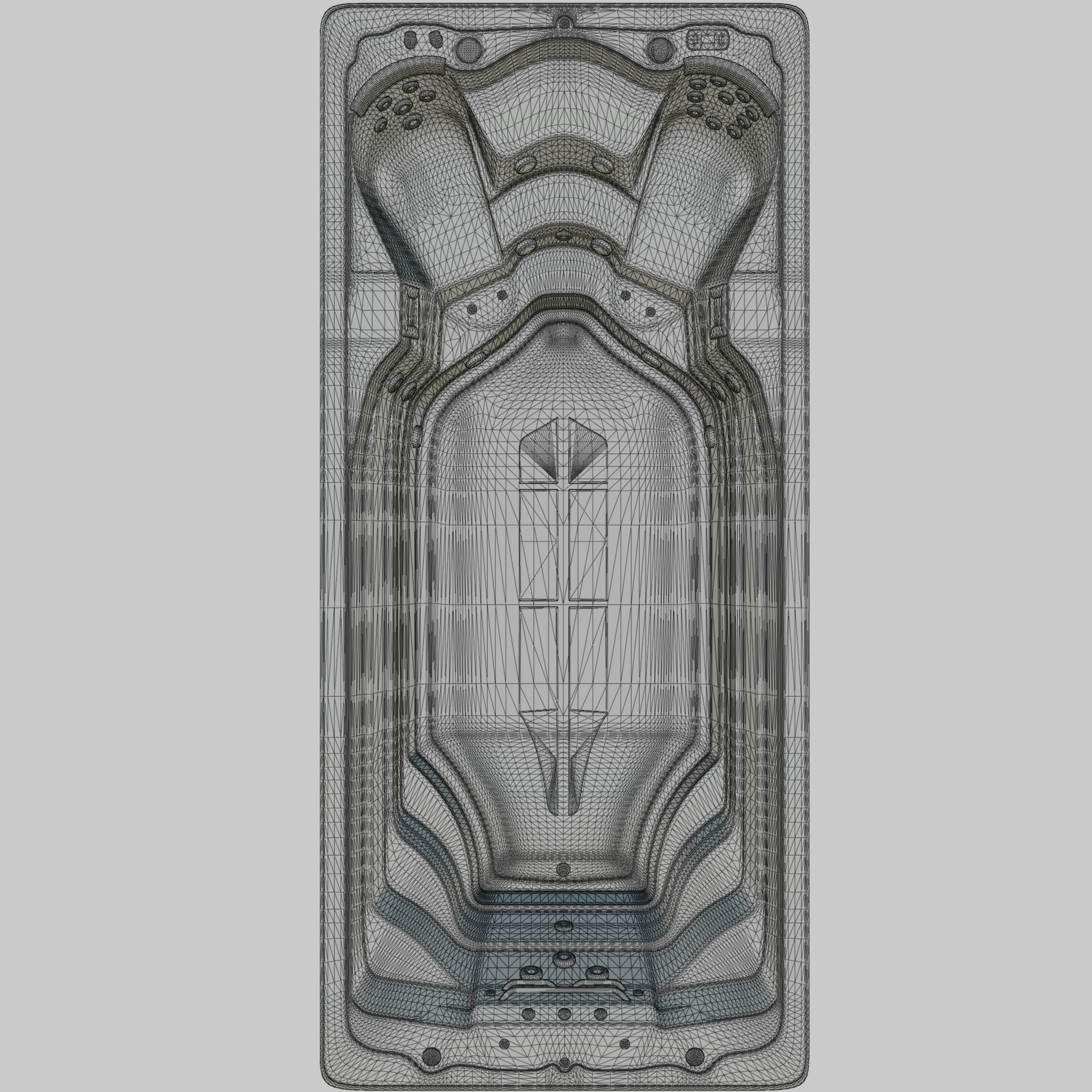 3D model of Hot Tub Jacuzzi Swim Life DualStream  Low-poly 3D model_6