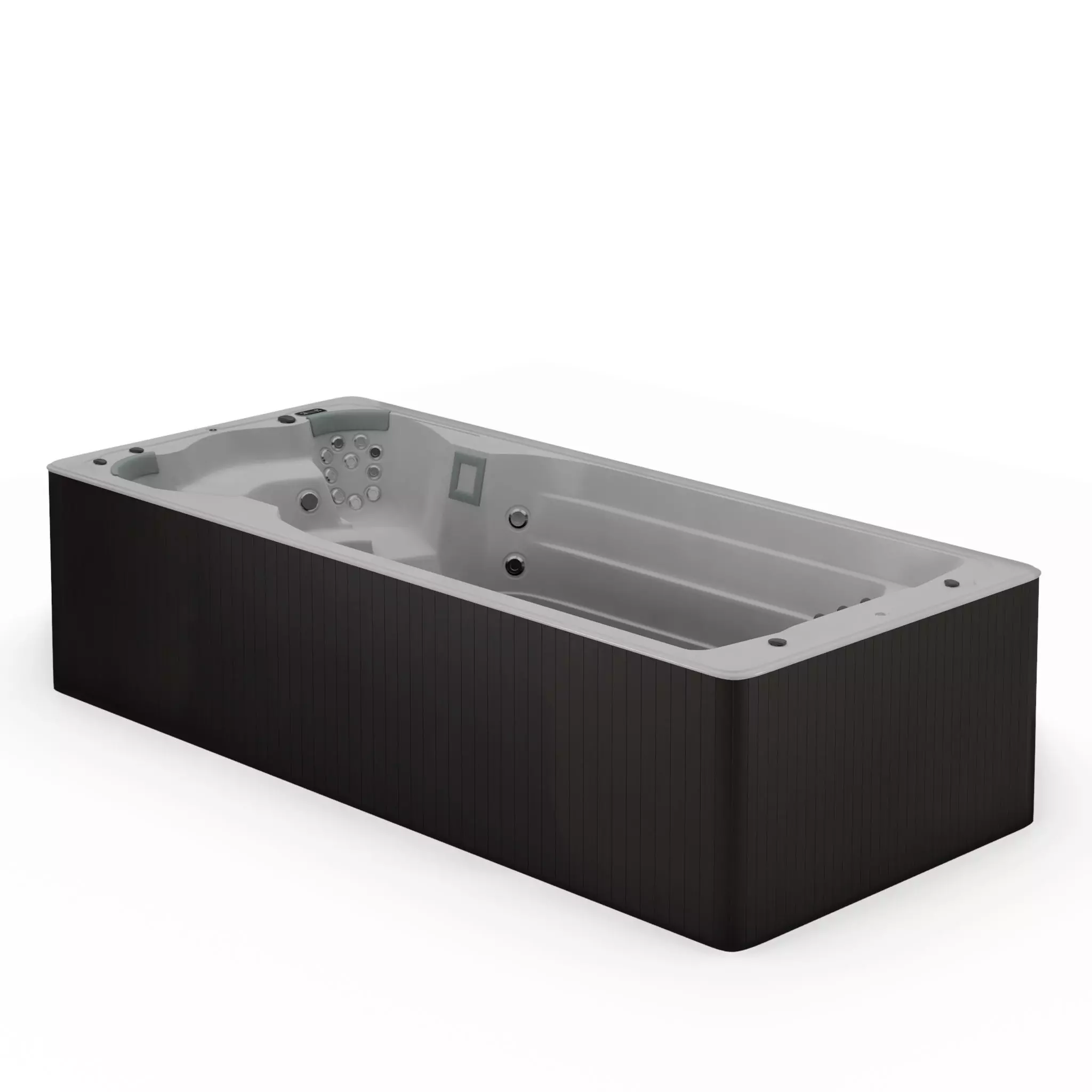 3D model of Hot Tub Jacuzzi Swim Life SwimStream Low-poly 3D model_0