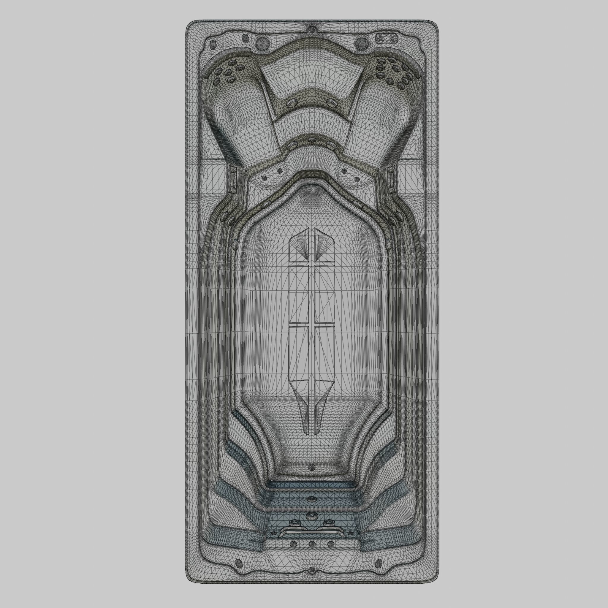 3D model of Hot Tub Jacuzzi Swim Life SwimStream Low-poly 3D model_7