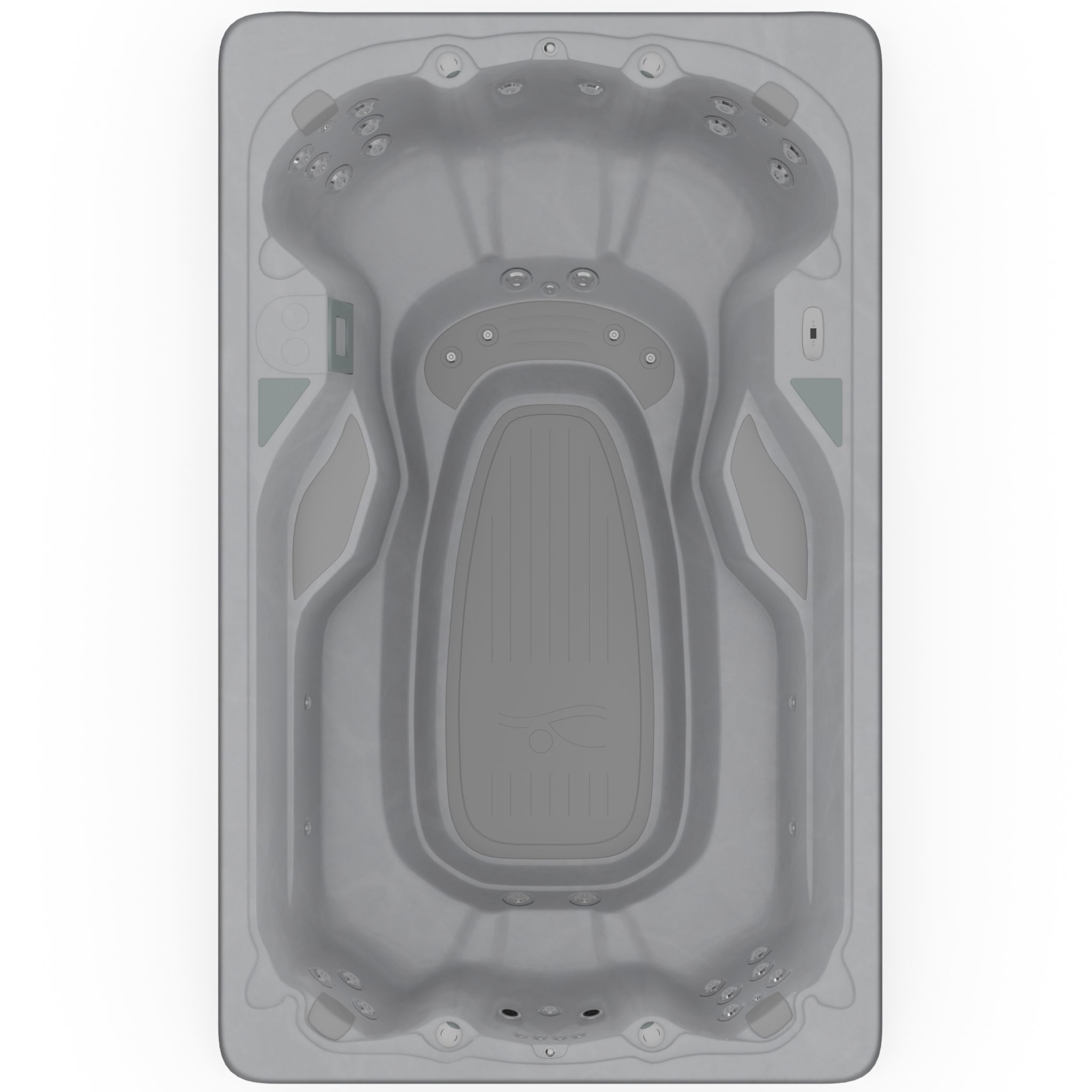 3D model of Hot Tub Jacuzzi Swim Life SwimFun 12 Low-poly 3D model_3