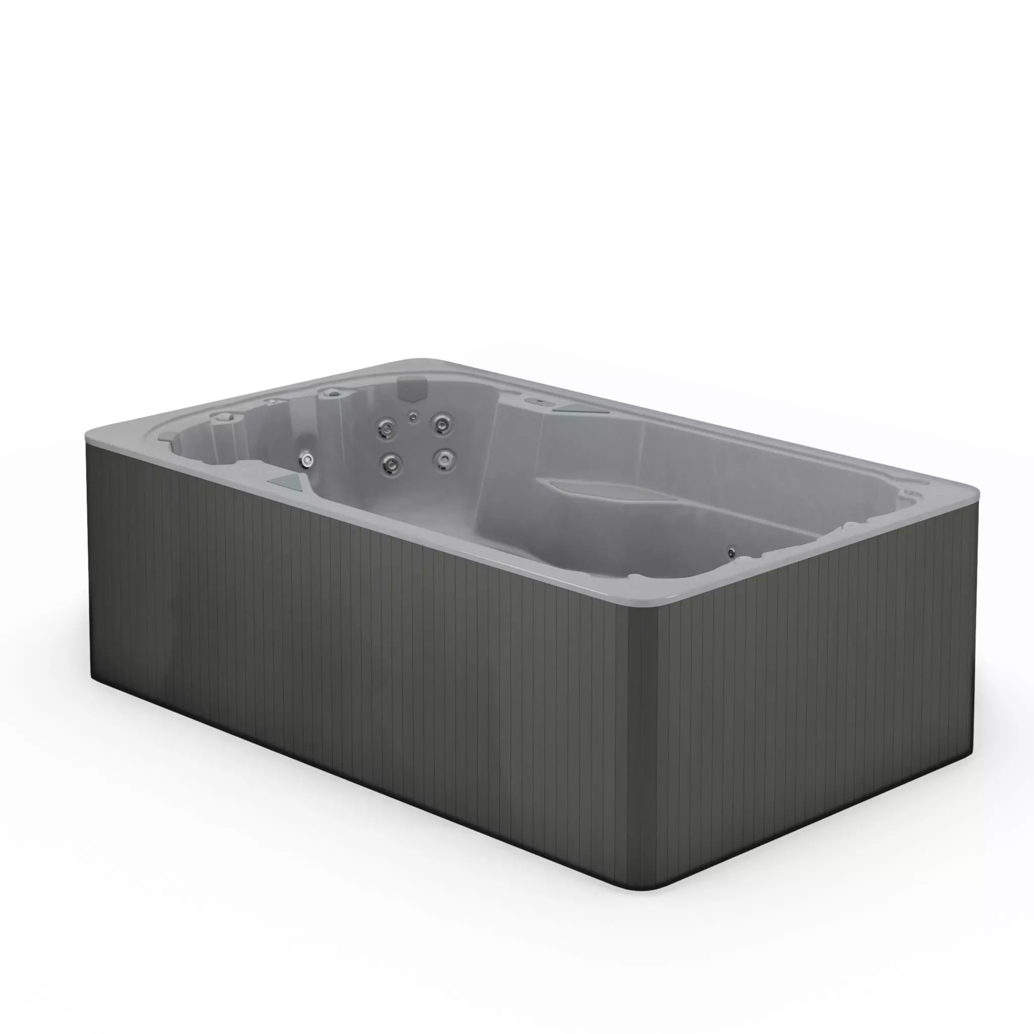 3D model of Hot Tub Jacuzzi Swim Life SwimFun 12 Low-poly 3D model_0