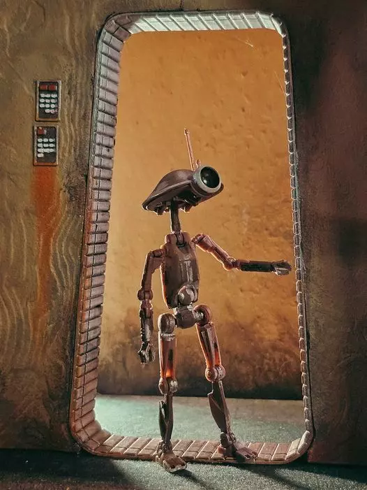 Cantina main door 1-6 scale Hottoys Free 3D print model_9