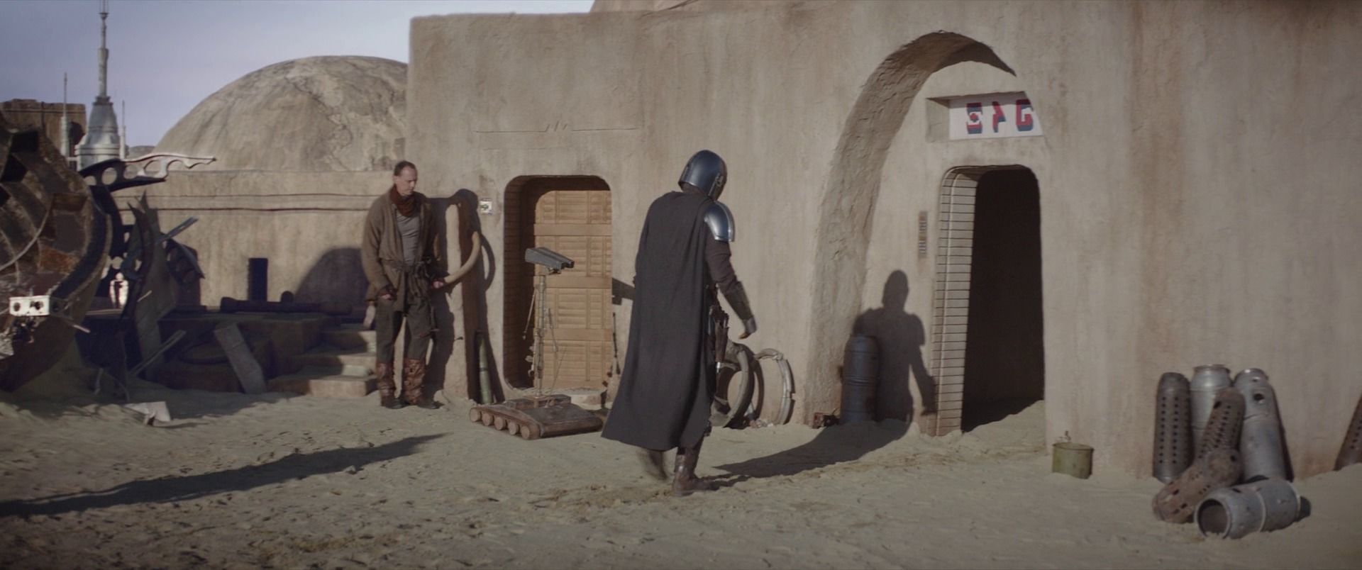 Cantina main door 1-6 scale Hottoys Free 3D print model_7