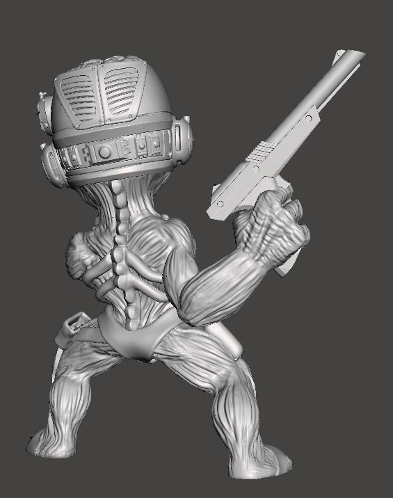 ED CHIBI android 3D print model_2