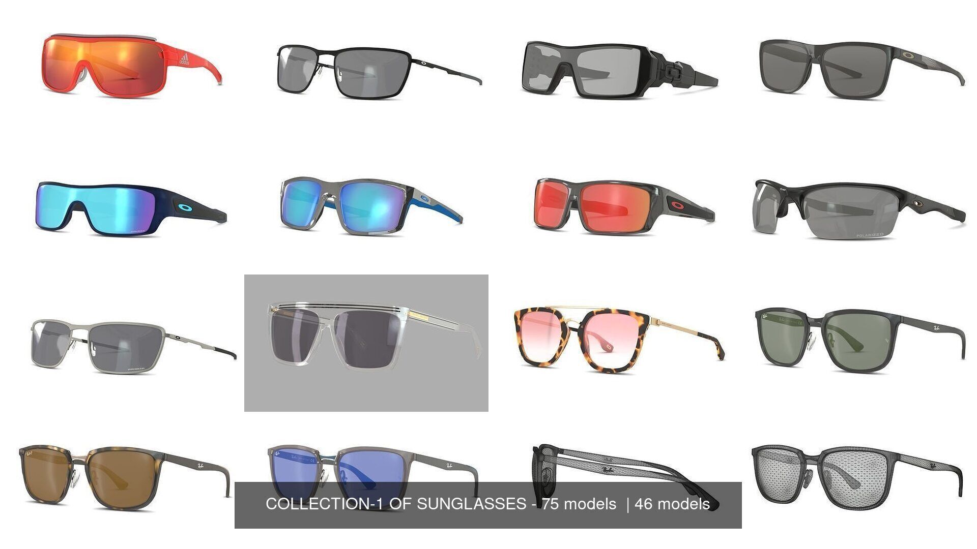 COLLECTION-1 OF SUNGLASSES - 75 models _8