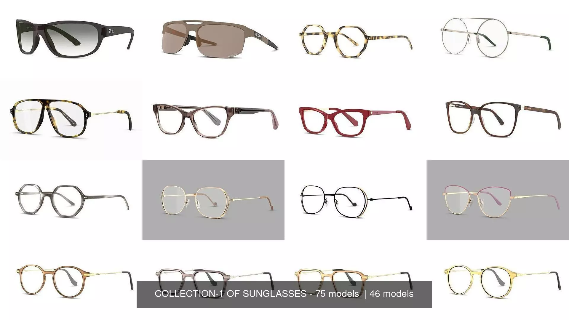 COLLECTION-1 OF SUNGLASSES - 75 models _2