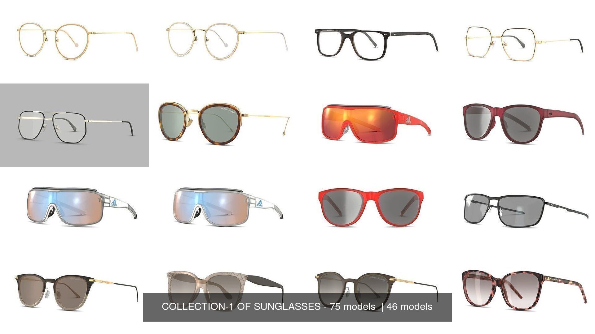 COLLECTION-1 OF SUNGLASSES - 75 models _4