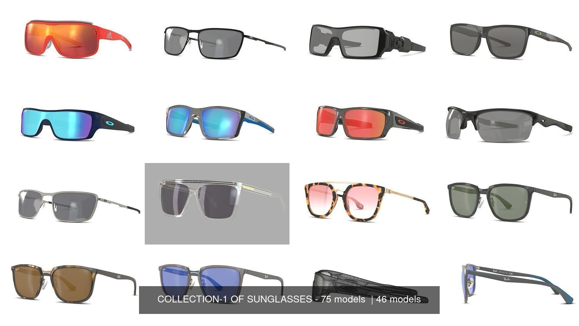COLLECTION-1 OF SUNGLASSES - 75 models _7
