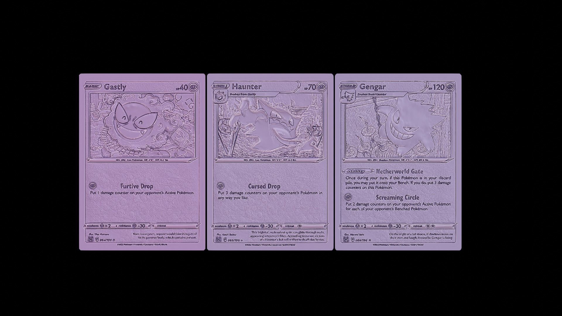 GASTLY EVOLUTIONS POKEMON 3D print model_4