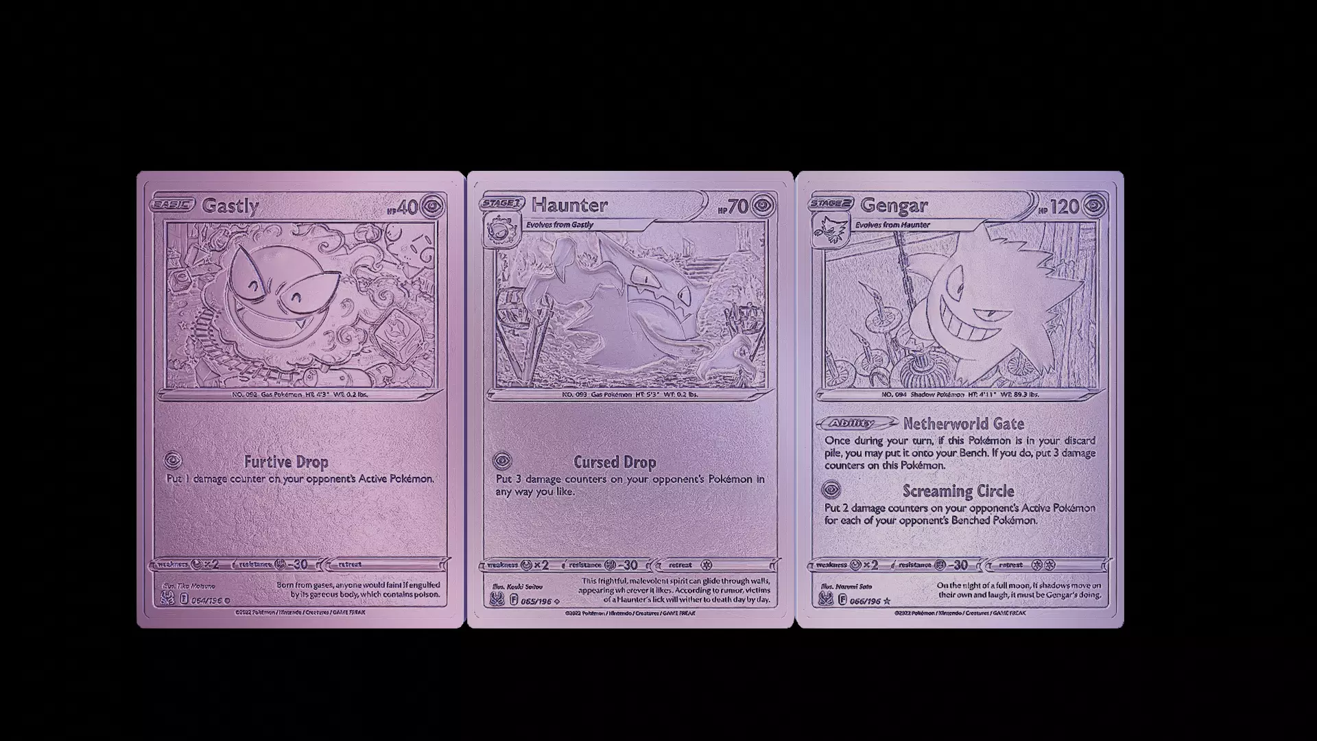 GASTLY EVOLUTIONS POKEMON 3D print model_0