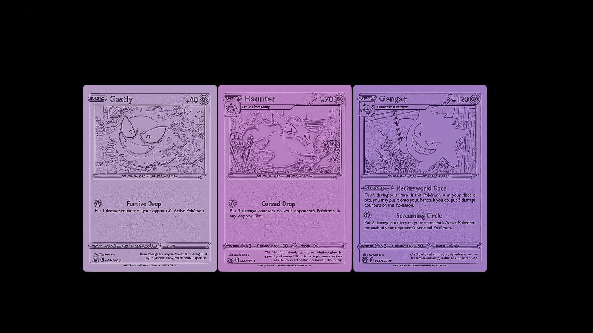 GASTLY EVOLUTIONS POKEMON 3D print model_3