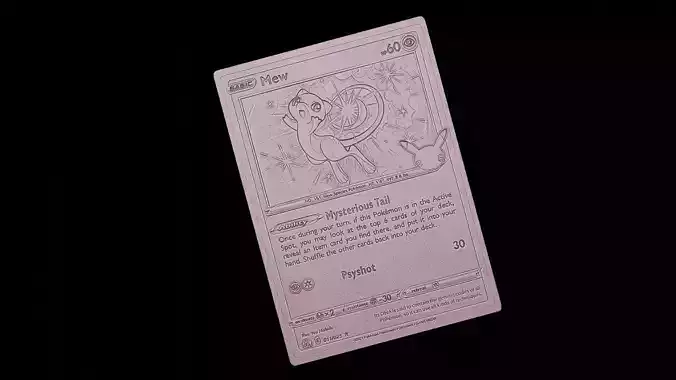 MEW POKEMON 3D print model