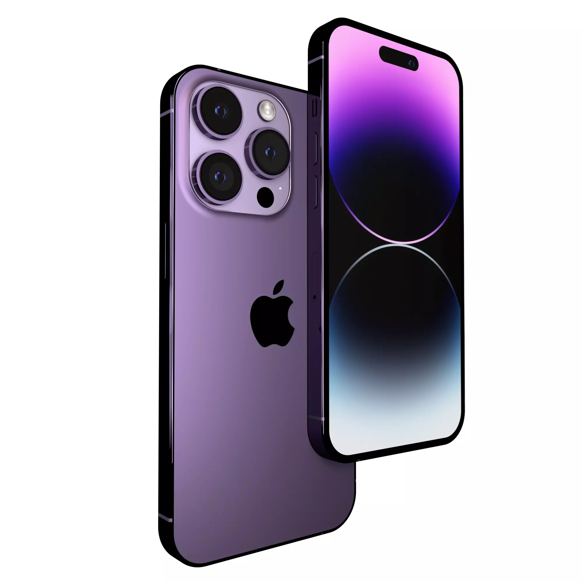 Apple iPhone 14 Pro - Deep Purple Free 3D model