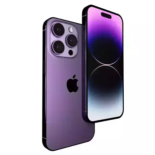 Apple iPhone 14 Pro - Deep Purple Free 3D model
