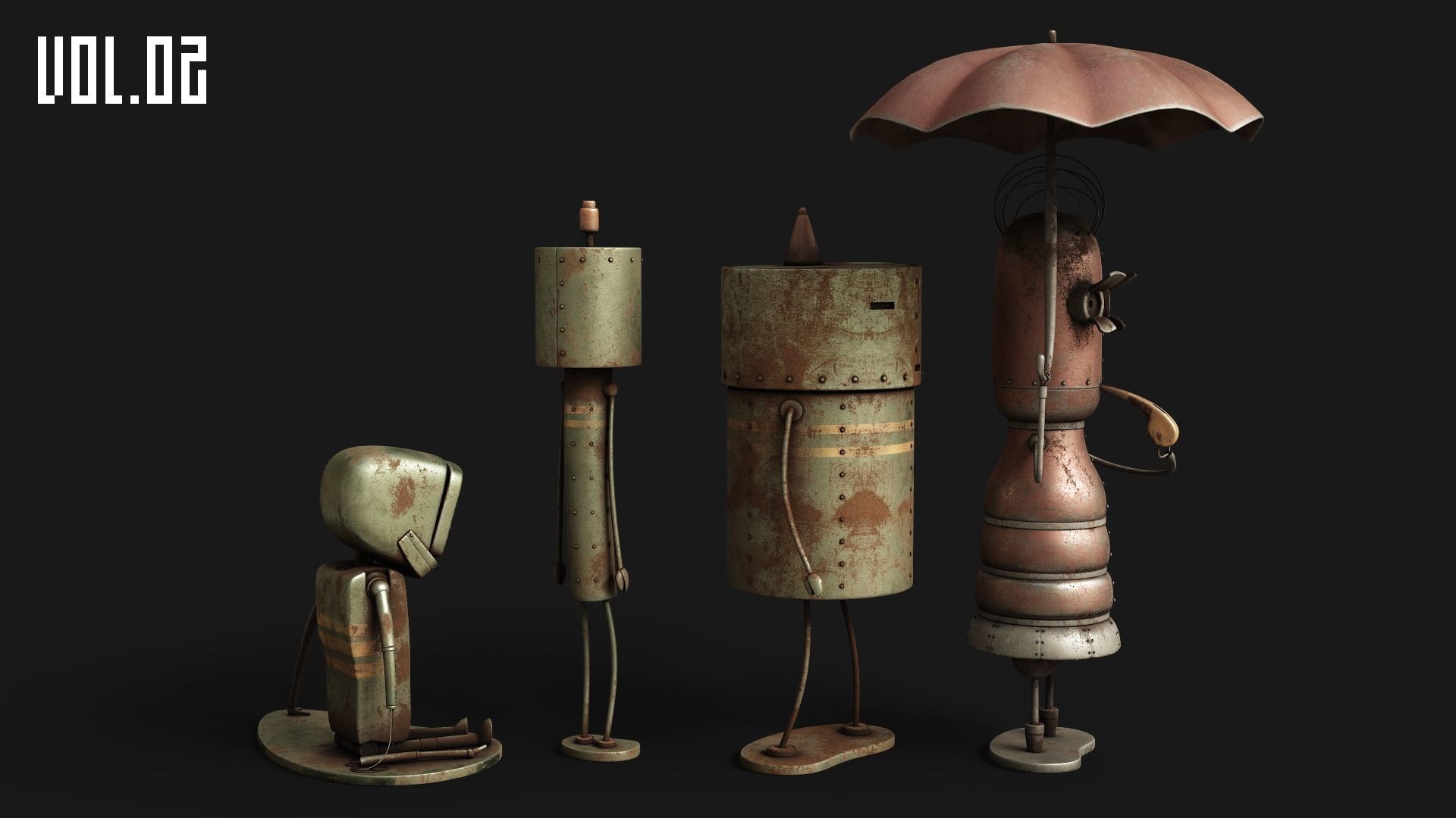 Machinarium Indie Edition Low-poly 3D model_8