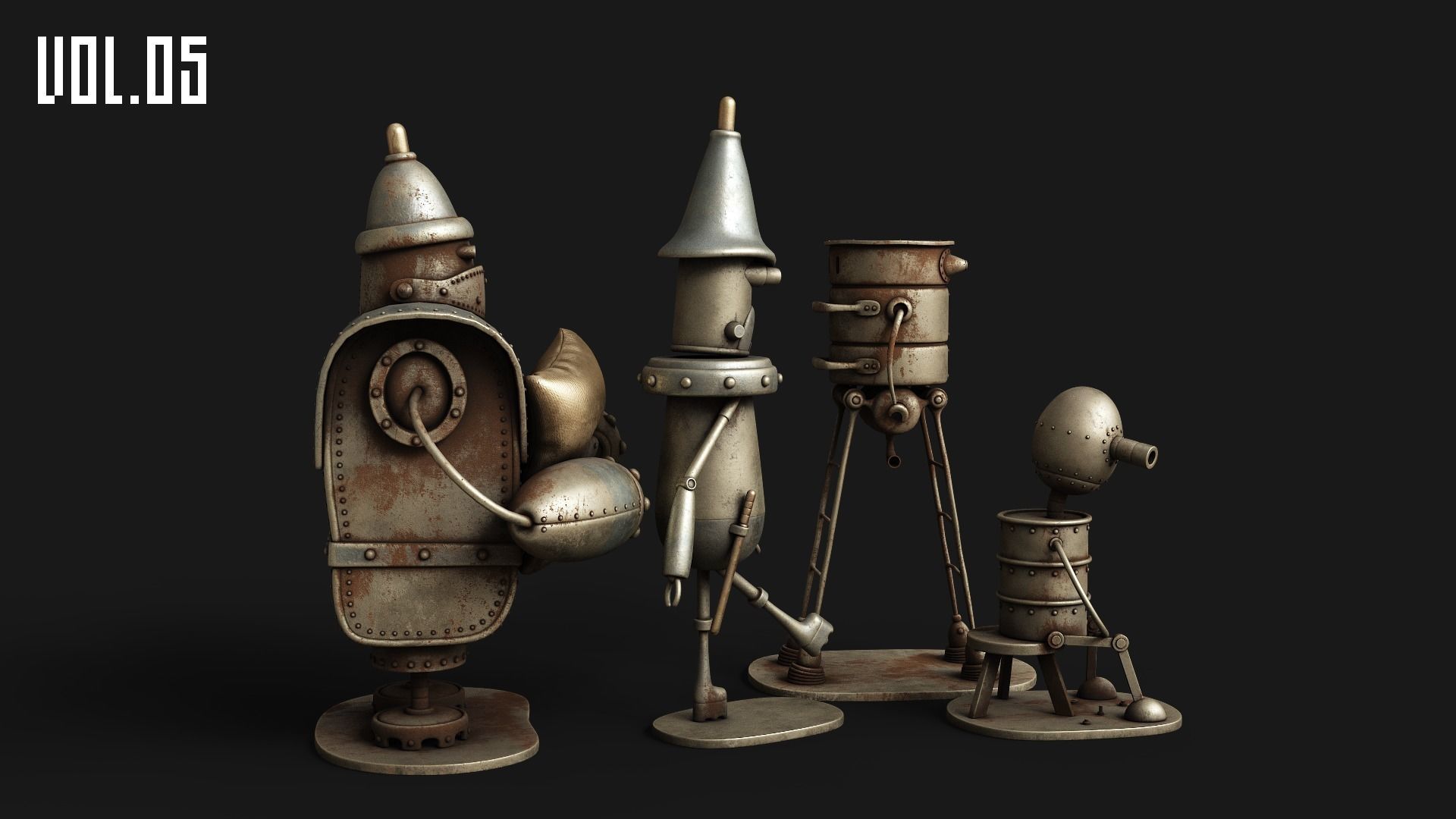Machinarium Indie Edition Low-poly 3D model_17