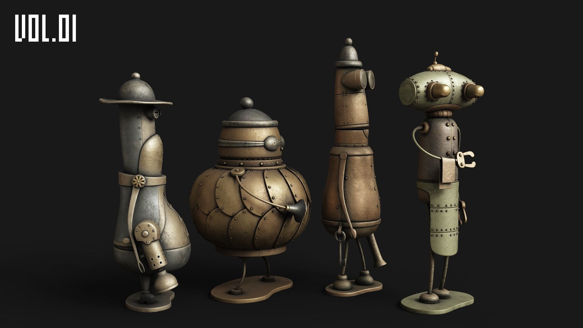 Machinarium Indie Edition Low-poly 3D model_5