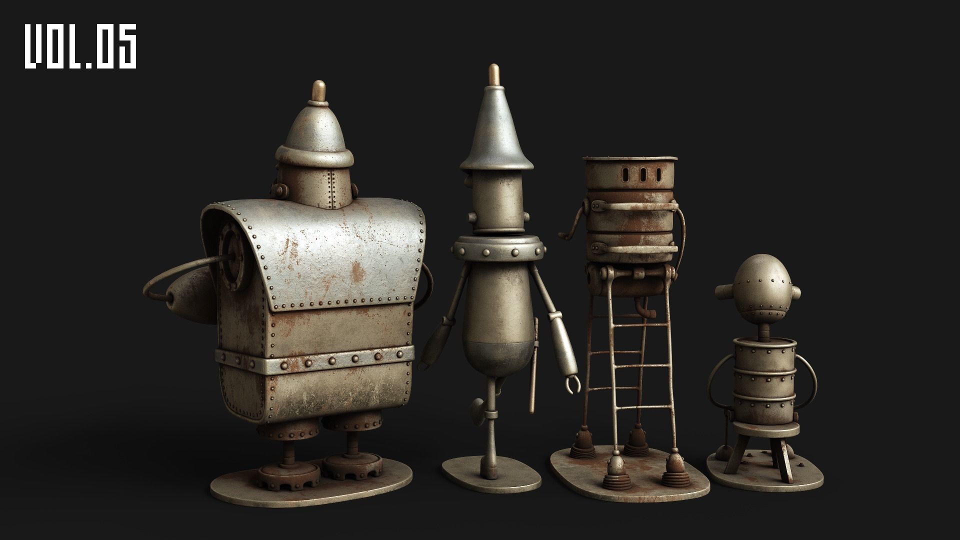 Machinarium Indie Edition Low-poly 3D model_18
