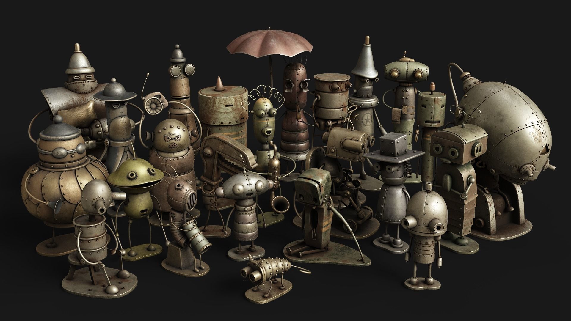 Machinarium Indie Edition Low-poly 3D model_2