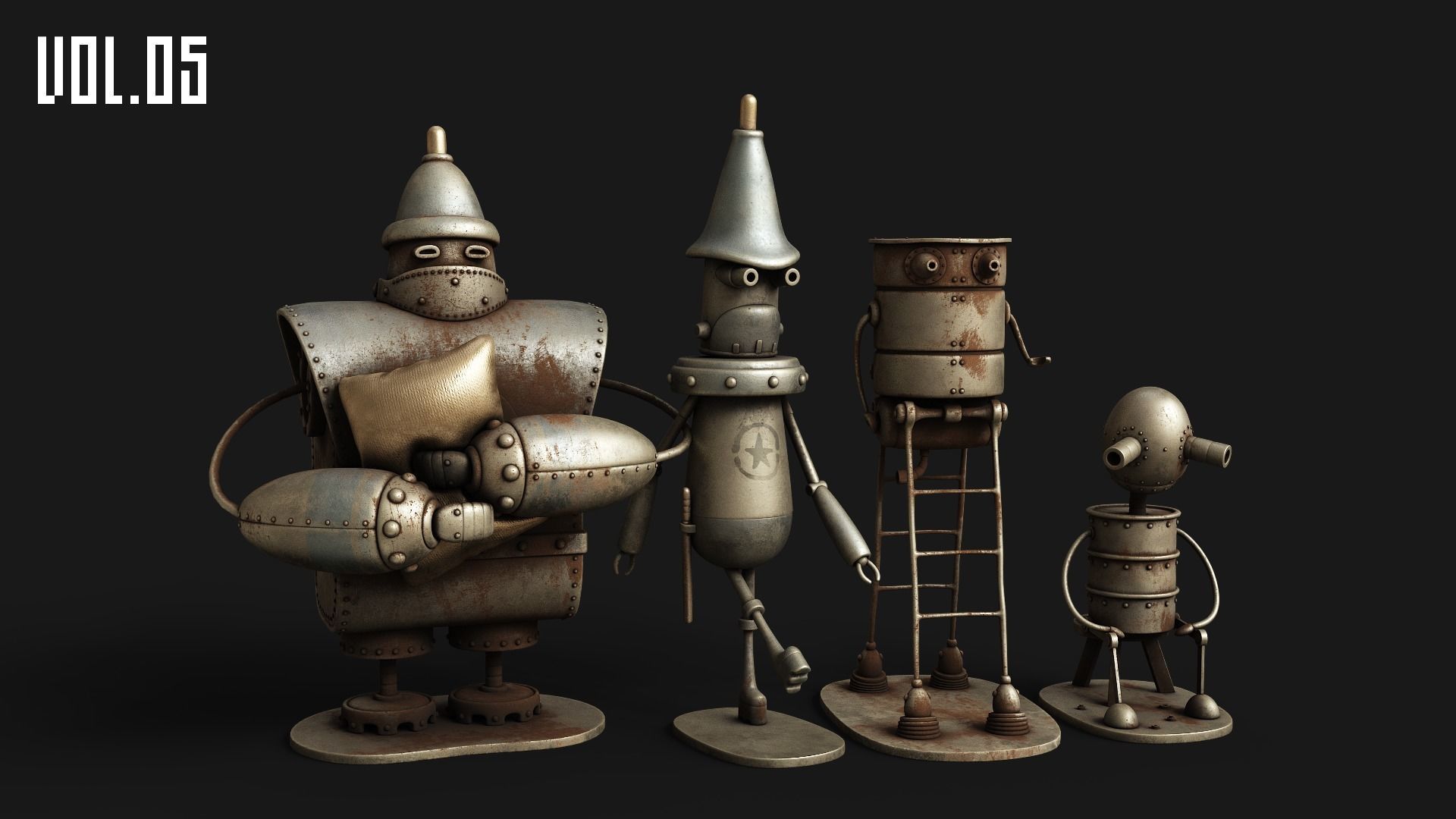 Machinarium Indie Edition Low-poly 3D model_16