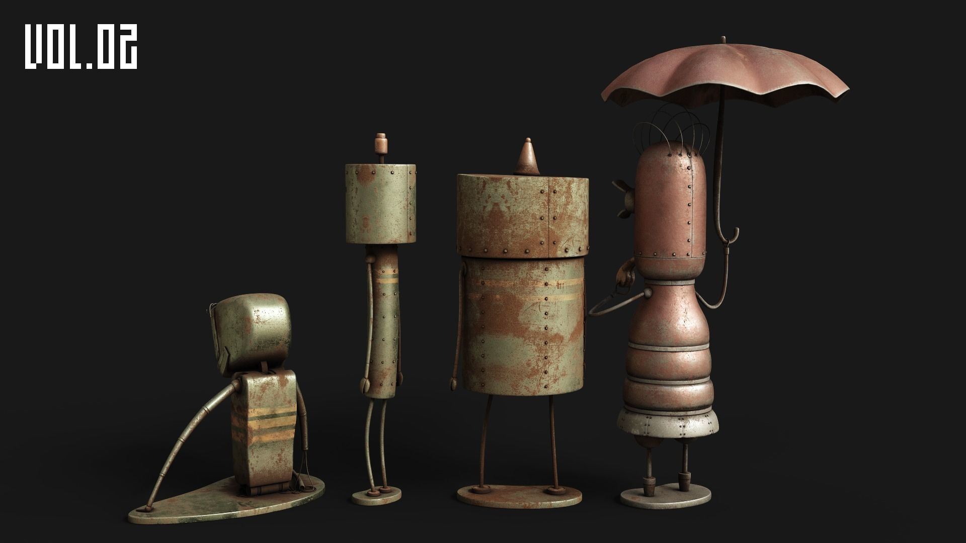Machinarium Indie Edition Low-poly 3D model_9