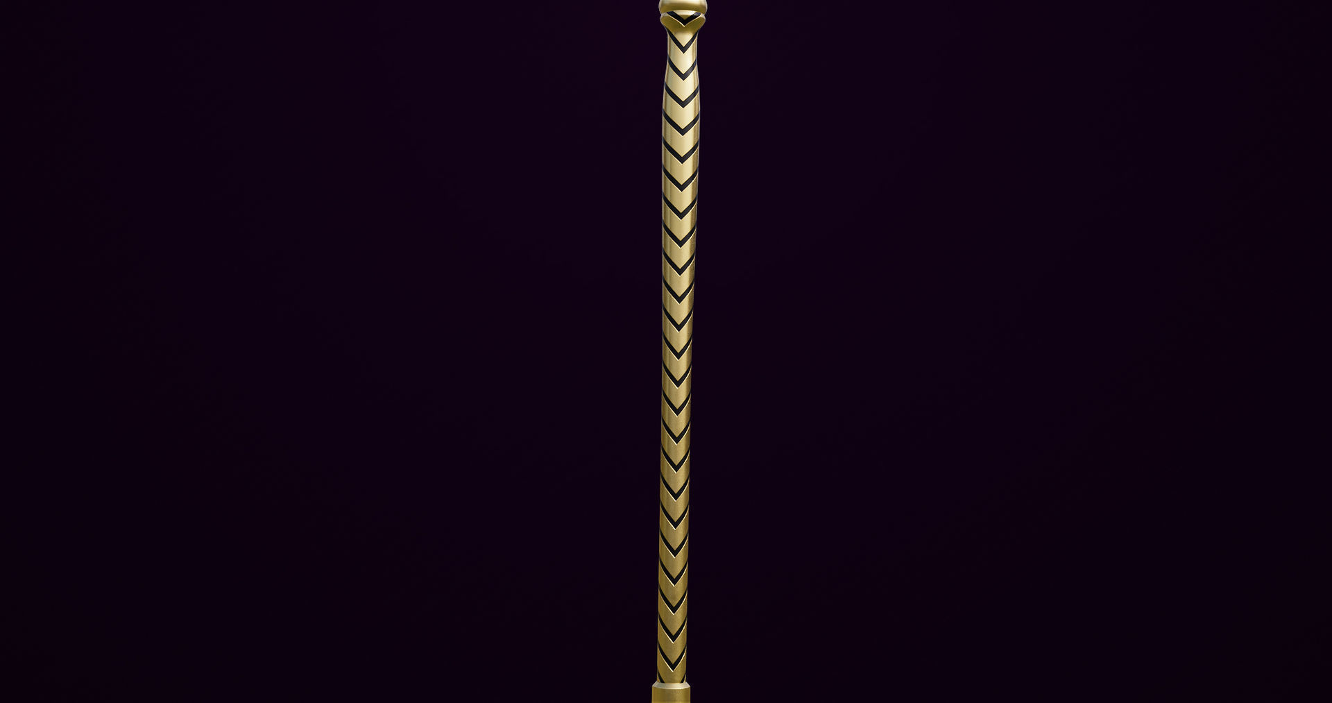 Fantasy Trident 01 All PBR Unity UE Textures Included Low-poly 3D model_10
