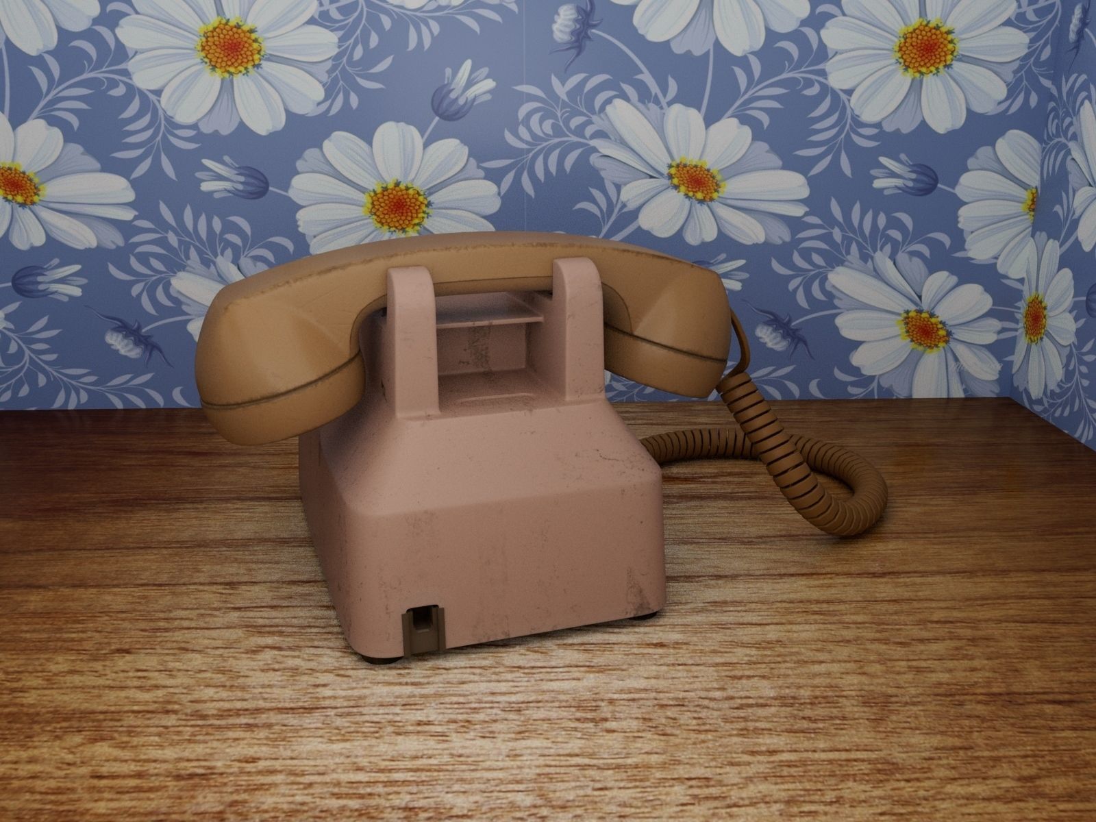 Phone brand Cortelco 250044-VBA-20M Free 3D model_5