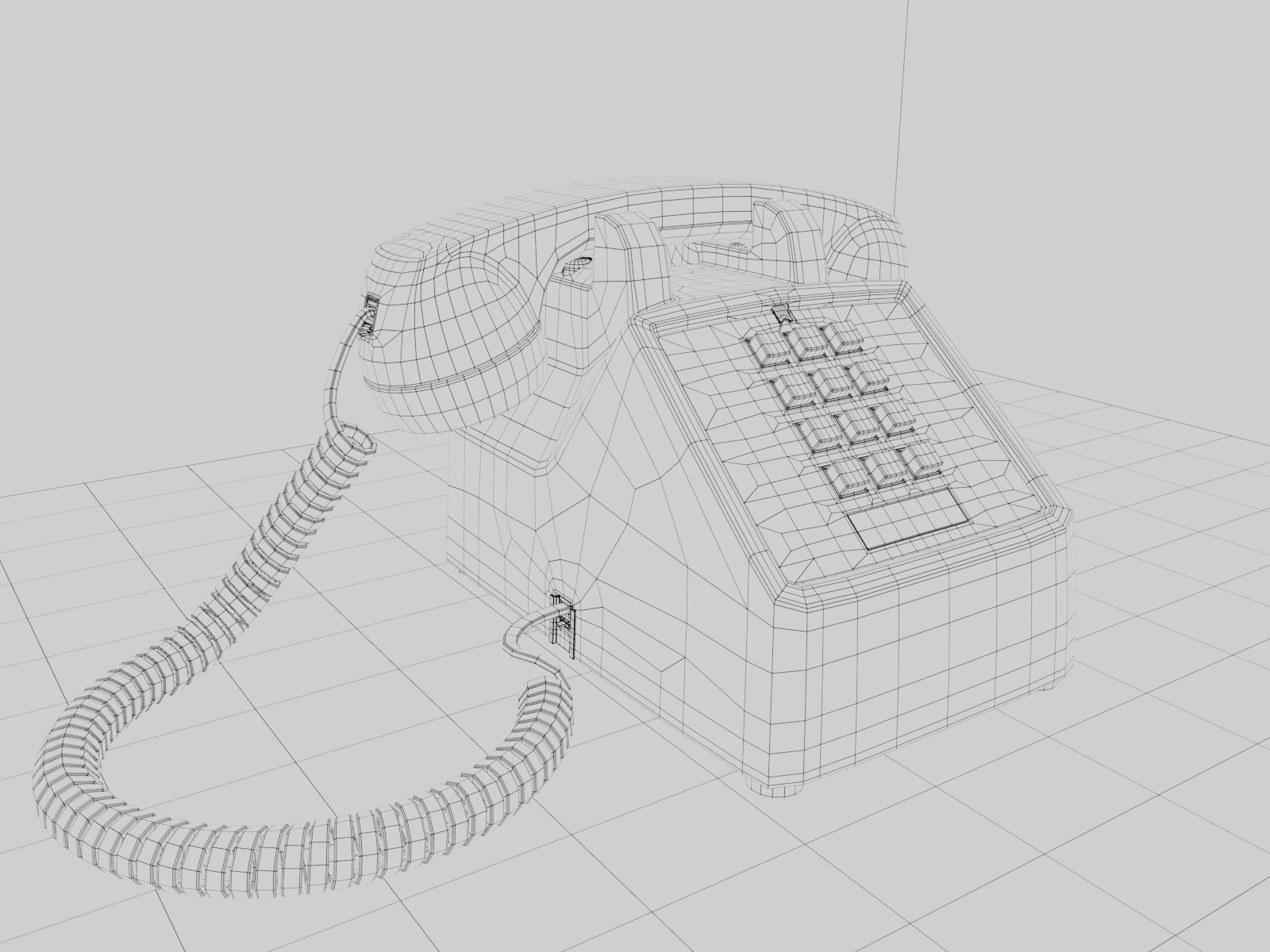 Phone brand Cortelco 250044-VBA-20M Free 3D model_12