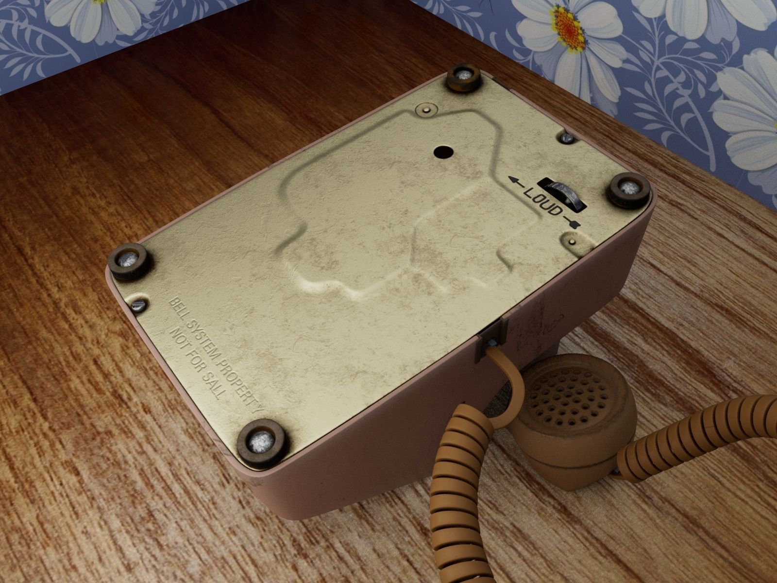 Phone brand Cortelco 250044-VBA-20M Free 3D model_6