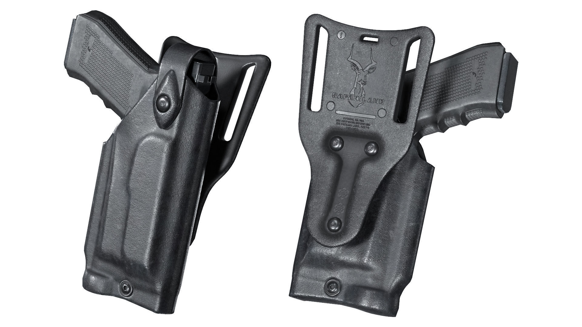 MILITARY Holster Safariland 6820 SLS Low-poly 3D model_4