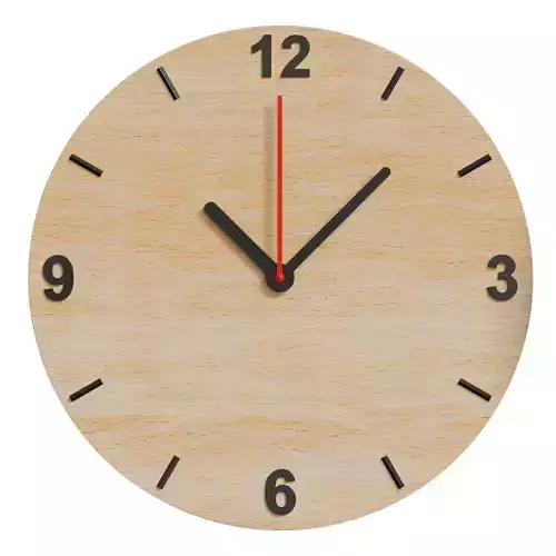 Wood Clock
