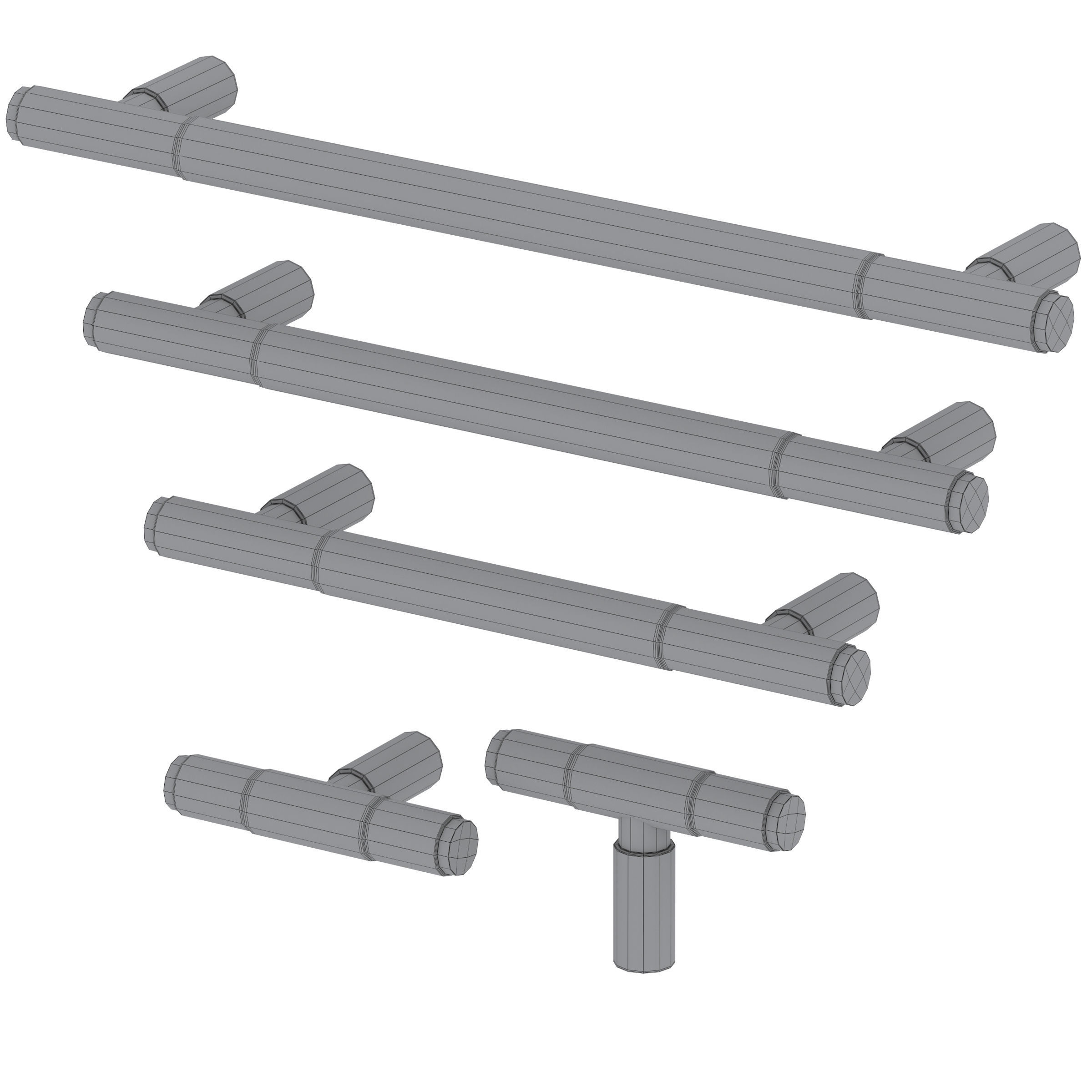 Furniture handle DOMI by Meraki 3D model_3