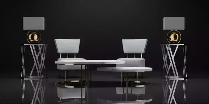 Elegant Living Room Furniture Set