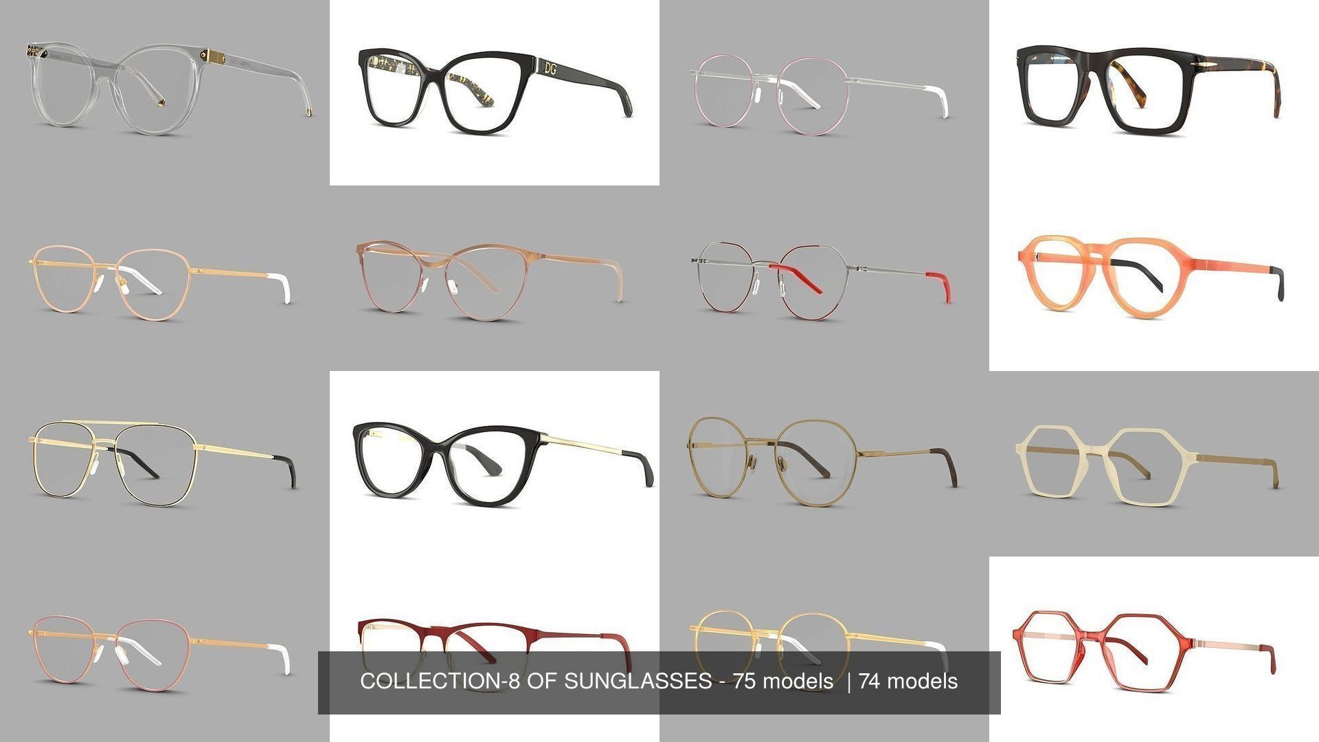 COLLECTION-8 OF SUNGLASSES - 75 models  _3