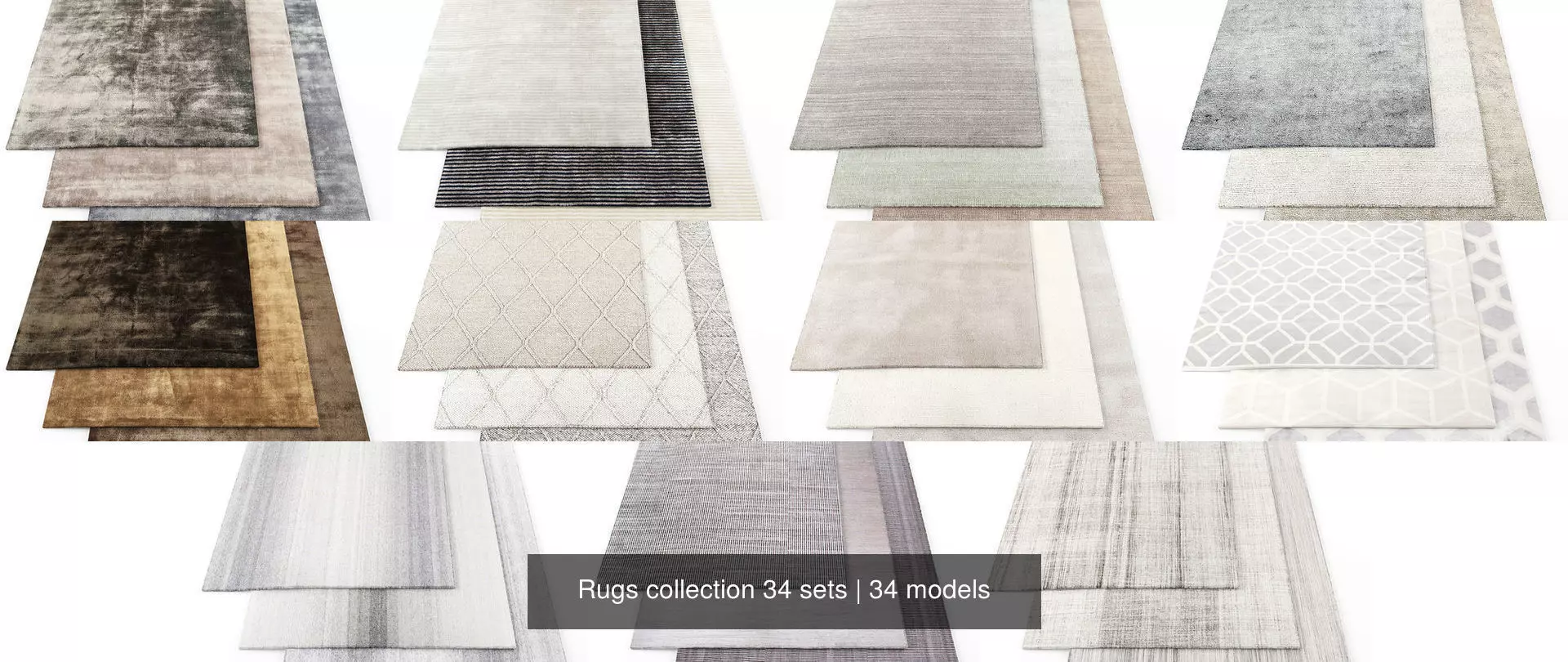 Rugs collection 34 sets _0