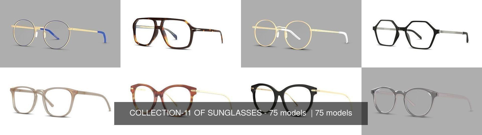 COLLECTION-11 OF SUNGLASSES - 75 models  _5