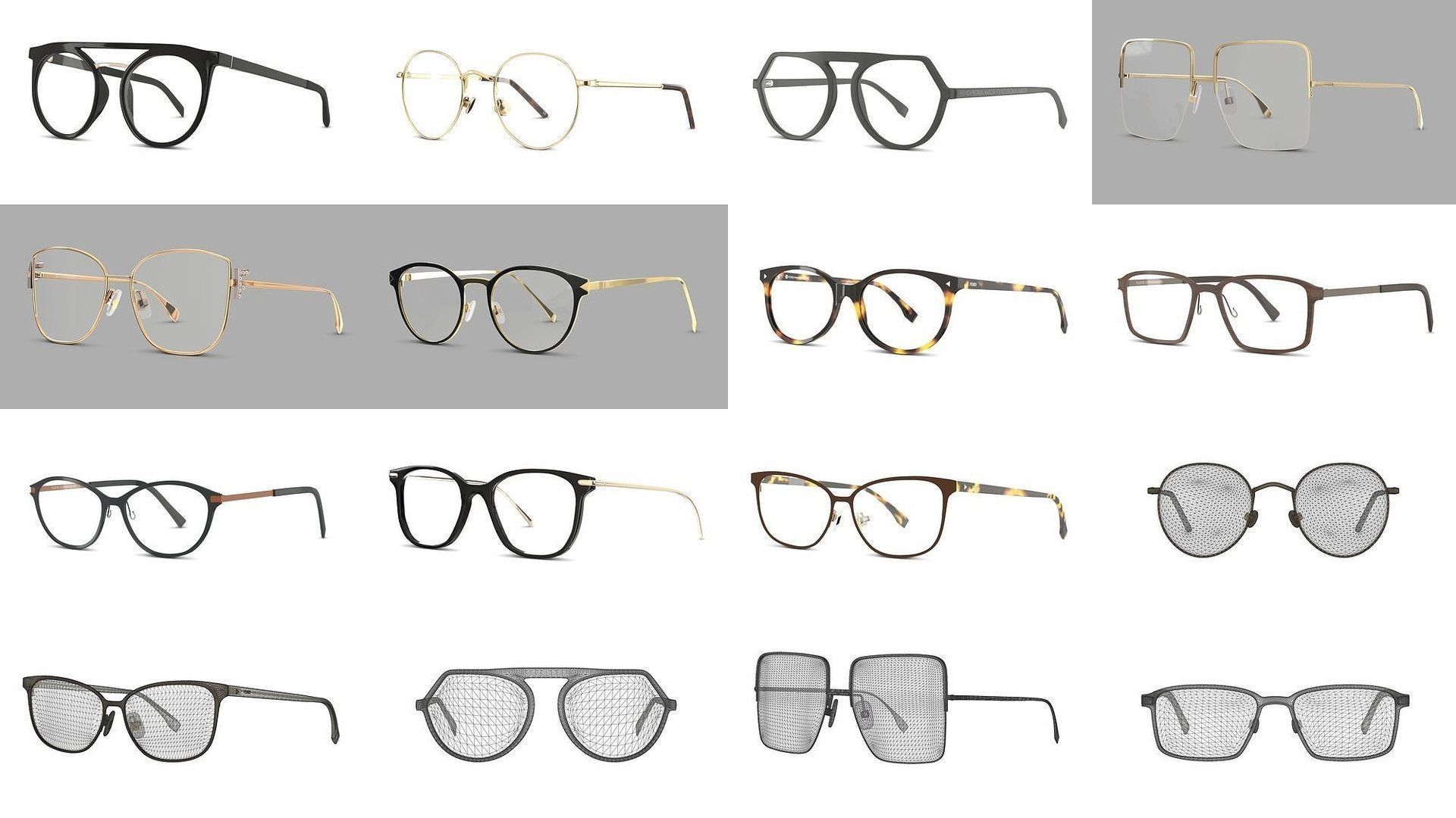 COLLECTION-11 OF SUNGLASSES - 75 models  _10