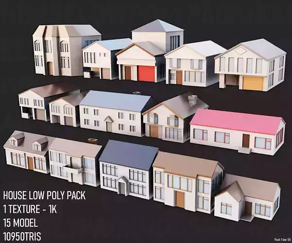 House Pack low poly