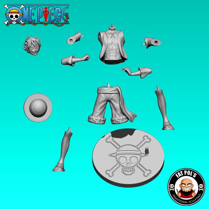 Luffy - One piece 3D print model_5