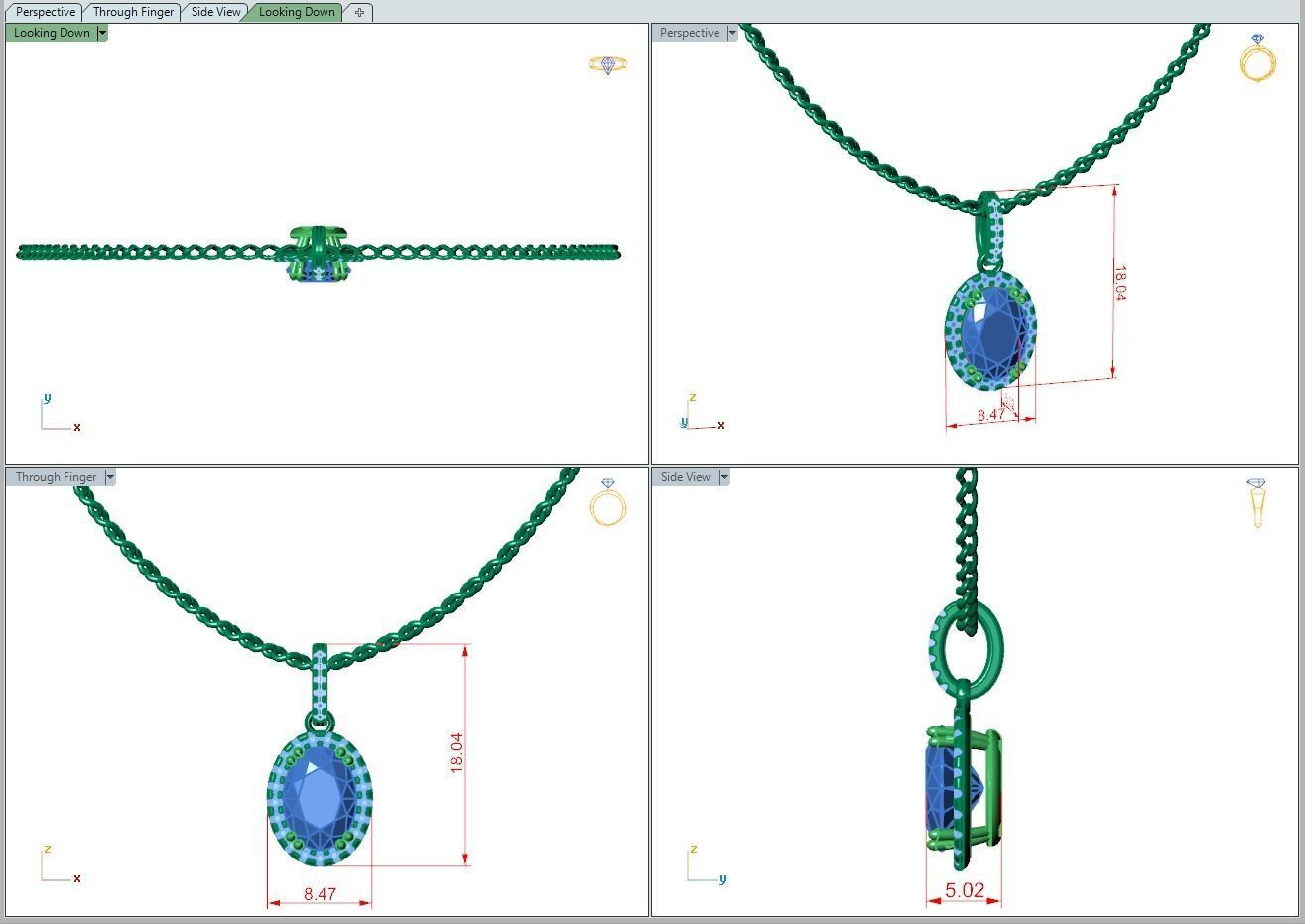 Pendant 515 3D print model_5