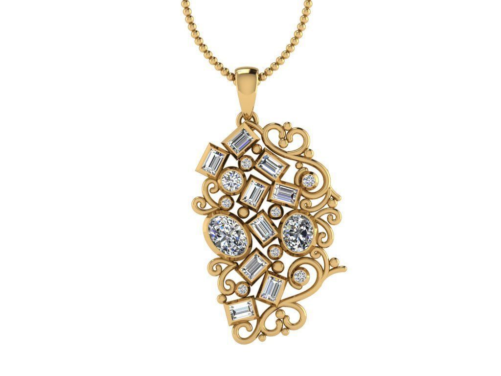 Pendant 516 3D print model_1