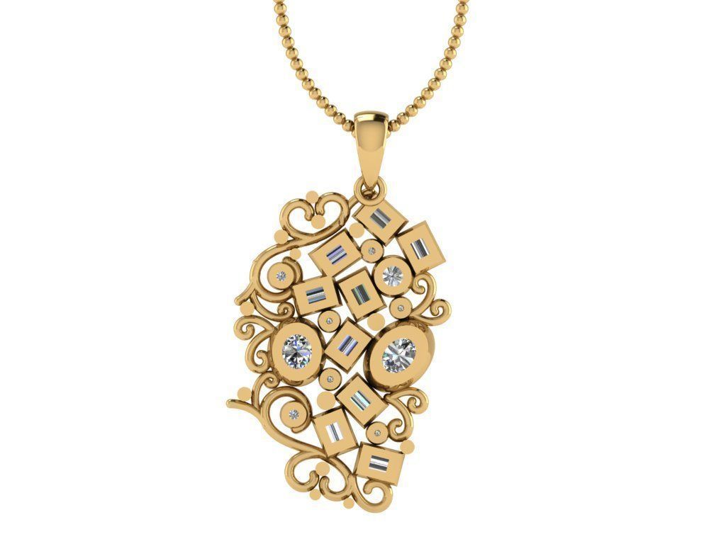 Pendant 516 3D print model_2