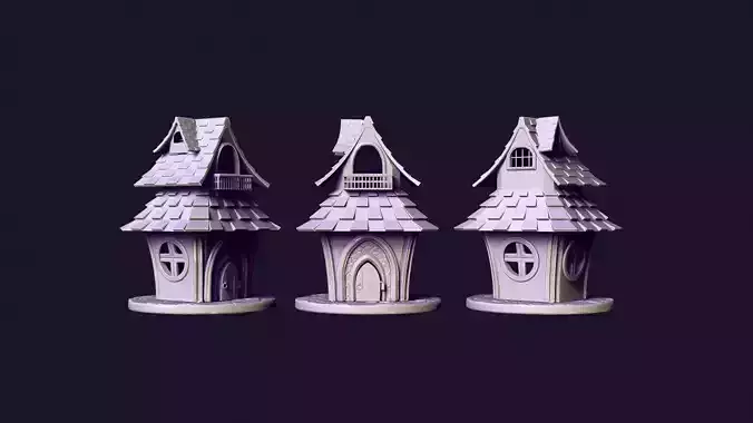 Toy house 3D print model