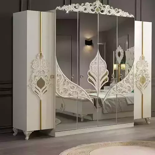 Modern bedroom 3D print model