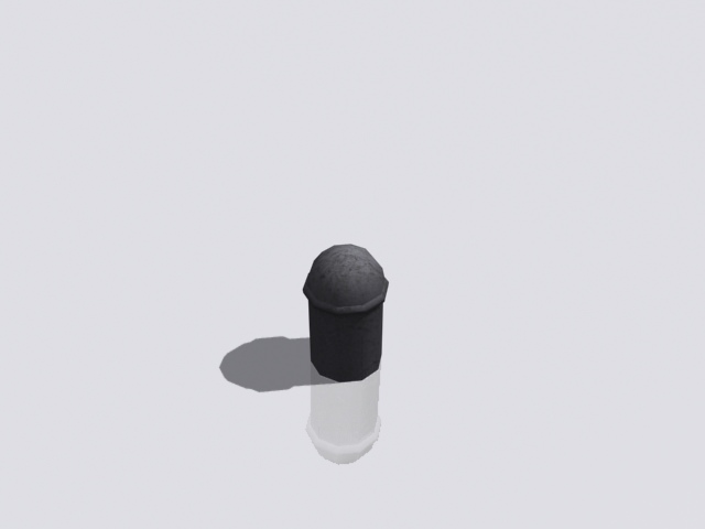 Bollard-A 3D model_1
