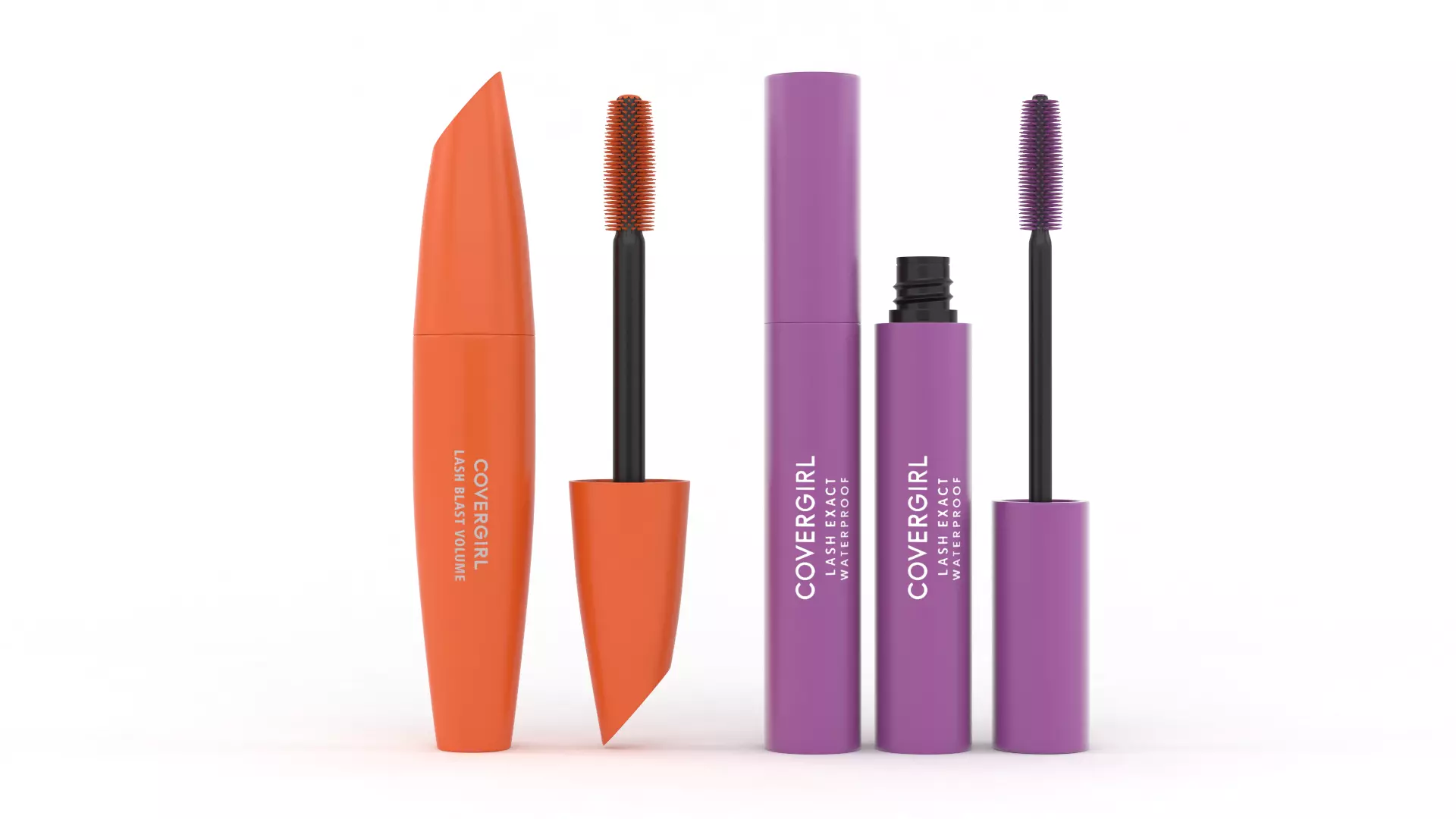 Mascara liquid eyeliner 3D model_0