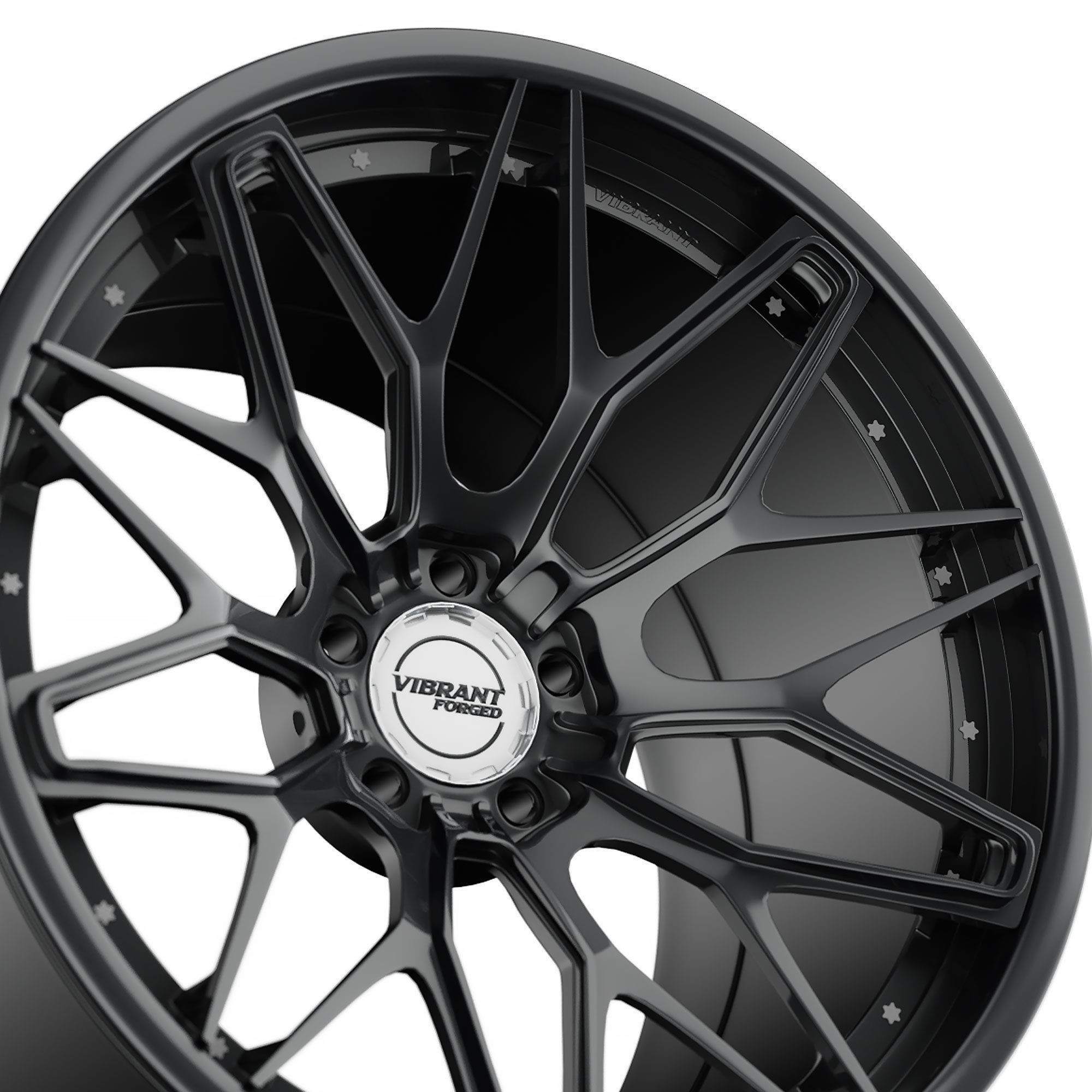 Vibrant Forged Rims 3D model_2
