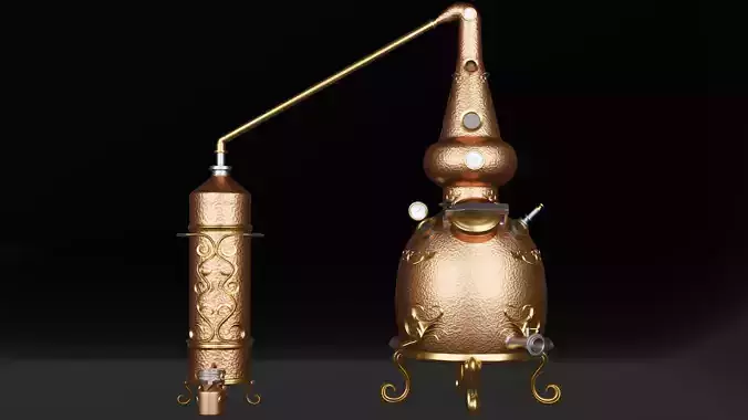 Copper Distillery Set