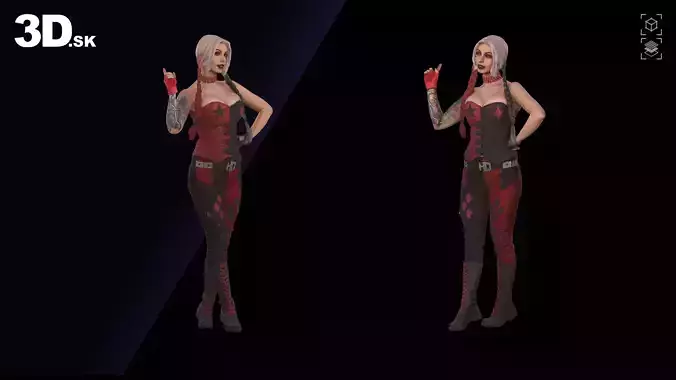 Cleaned 3D Body Scan Mrs Physiotherapist