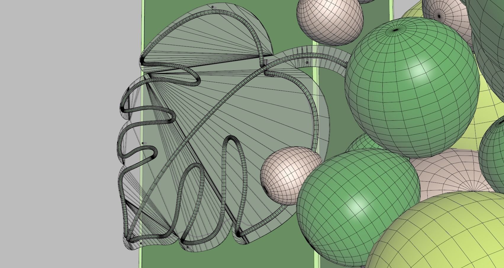 Balloon Entrance Arch 3D model_9